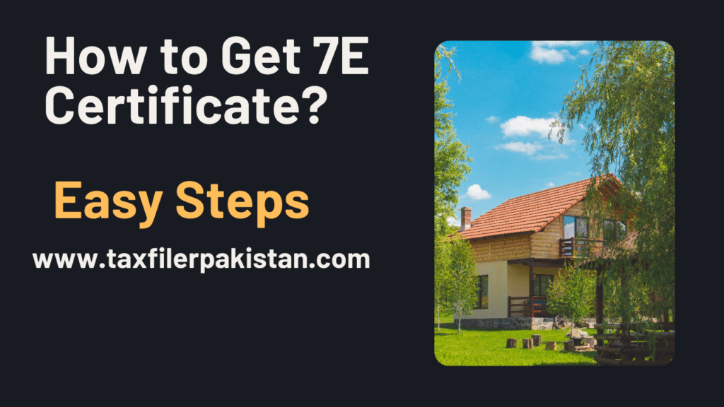 No Property can be Purchased or Sold without 7E Certificate – Tax Filer ...